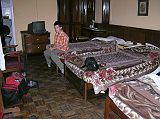 Tibet Kailash 01 To Nyalam 03 Kathmandu Guesthouse Room The Kathmandu Guesthouse used to be a Rana mansion, and was converted into a hotel in 1967. Starting with just 13 rooms, it has been slowly nurtured into a sprawling 121-room hotel. Here is our very comfortable triple room.